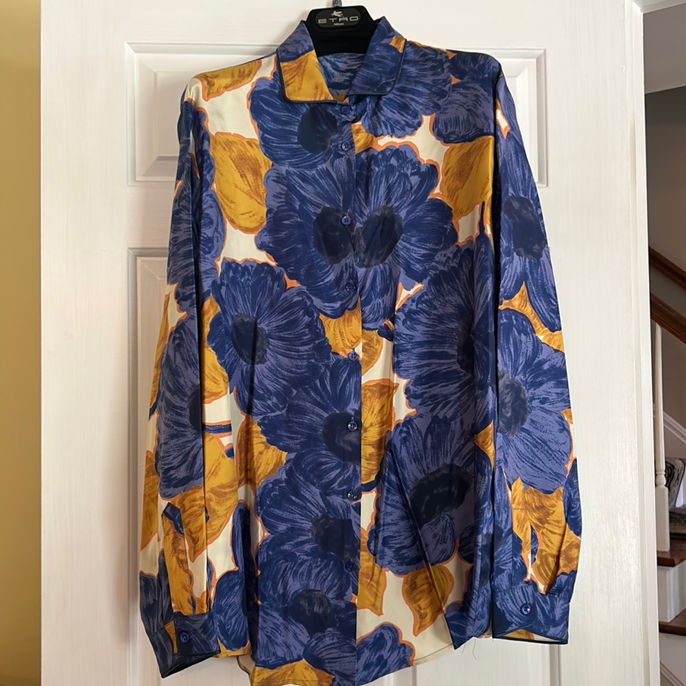 Etro NWT silk top